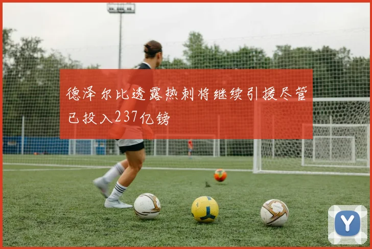 德泽尔比透露热刺将继续引援尽管已投入237亿镑